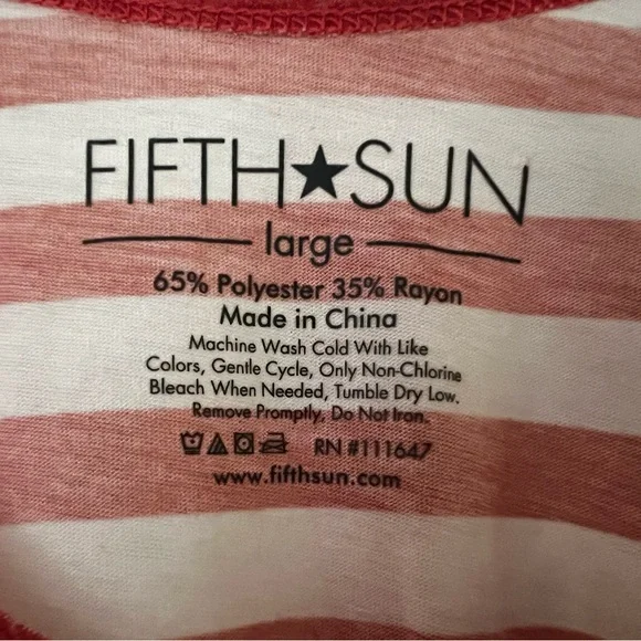 BOGO American Flag Tank, Size Large EUC - Picture 2 of 3